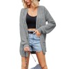 V-neck Fried Dough Twists long sleeve loose casual sweater coat